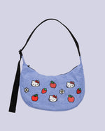 BAGGU - Medium Nylon Crescent Bag Embroidered Hello Kitty