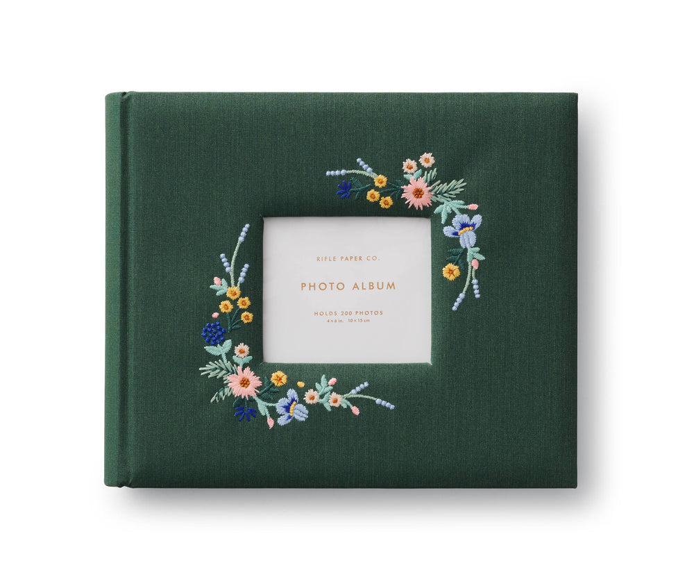 Rifle Paper Co. - Wildwood Embroidered Heirloom Photo Album