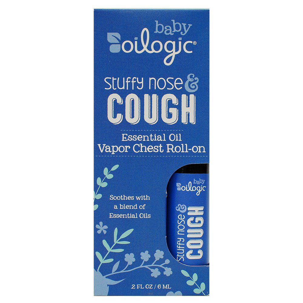 Oilogic Baby & Kid Solutions - Stuffy Nose & Cough Essential Oil Roll-On