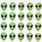 Sticker Magic - Prismatic Stickers - Smiley Alien
