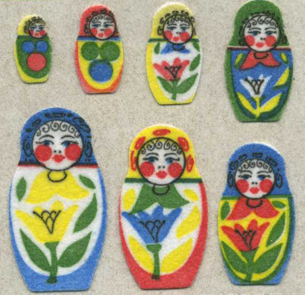 Sticker Magic - Furrie Stickers - Russian Dolls