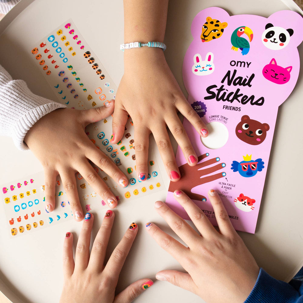 200 friends Nail Stickers