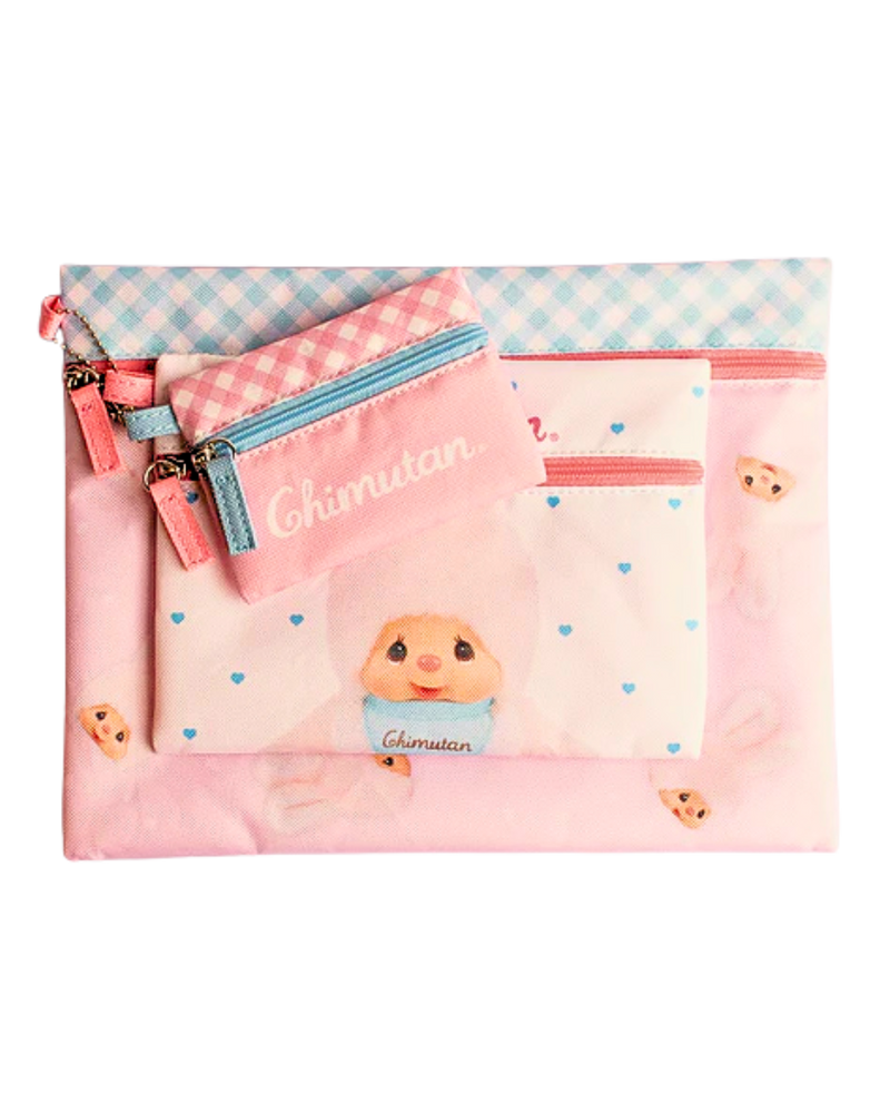 Monchhichi - set of 3 pouches