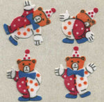 Sticker Magic - Furrie Stickers - Teddy Clowns