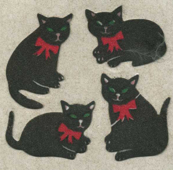 Sticker Magic - Furrie Stickers - Black Cats