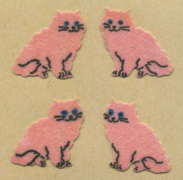 Sticker Magic - Furrie Stickers - Pink Cats