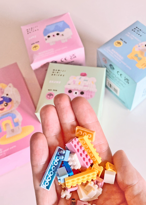 Momiji - Rainbow Unicorn mini-bricks