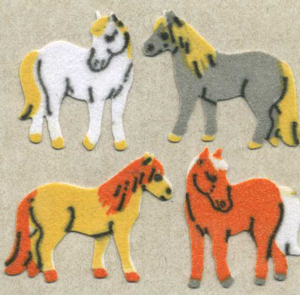 Sticker Magic - Furrie Stickers - Dartmoor Ponies