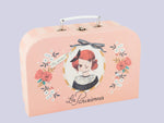 Moulin Roty - Child-Safe and Food-Safe Tin Tea Set Suitcase | 'Les Parisiennes' collection | Age: 3+