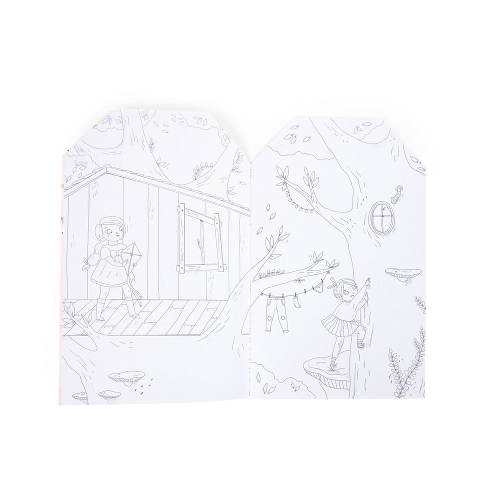 Moulin Roty - Les Parisiennes Colouring and Sticker Book
