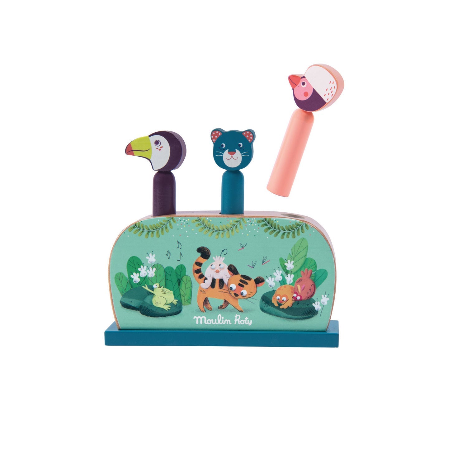 Moulin Roty - Pop up Wooden Jump Jungle – Indigo Child Collective