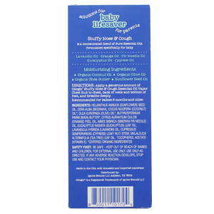 Oilogic Baby & Kid Solutions - Stuffy Nose & Cough Vapor Chest Rub