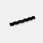 CHUNKS - Skinny Wave Barrette in Black