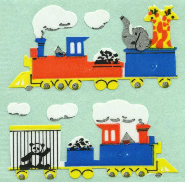 Sticker Magic - Paper Stickers - Animal Train