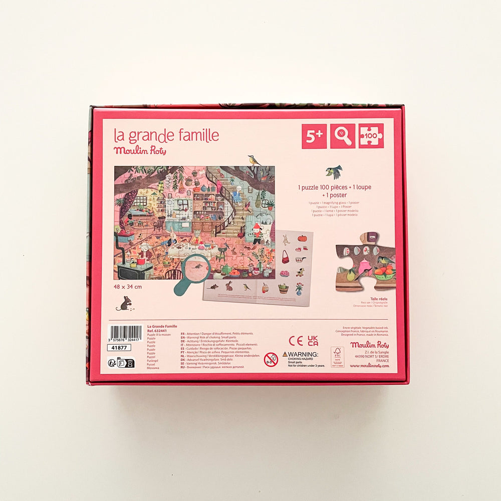 Moulin Roty - Home Sweet Home Puzzle - 100 Pcs