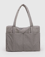 BAGGU - Cloud Carry-on Black & White Gingham