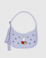 BAGGU - Medium Nylon Crescent Bag Embroidered Miffy