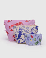 BAGGU - Go Pouch Set Sea Creatures