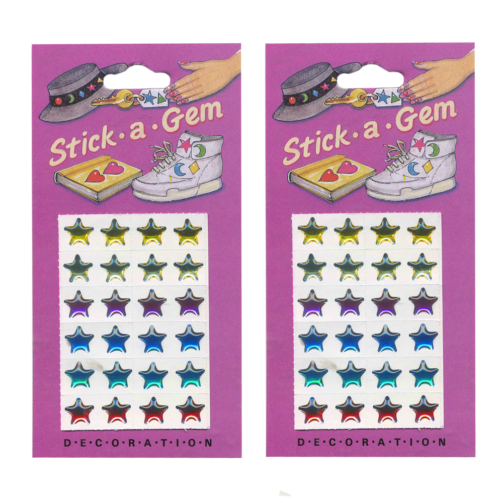 Sticker Magic - Stick-A-Gem Shiny Stars and Hearts