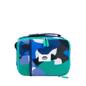 Uninni Ellis Lunch Bag - Camo Kid Blue/ Green