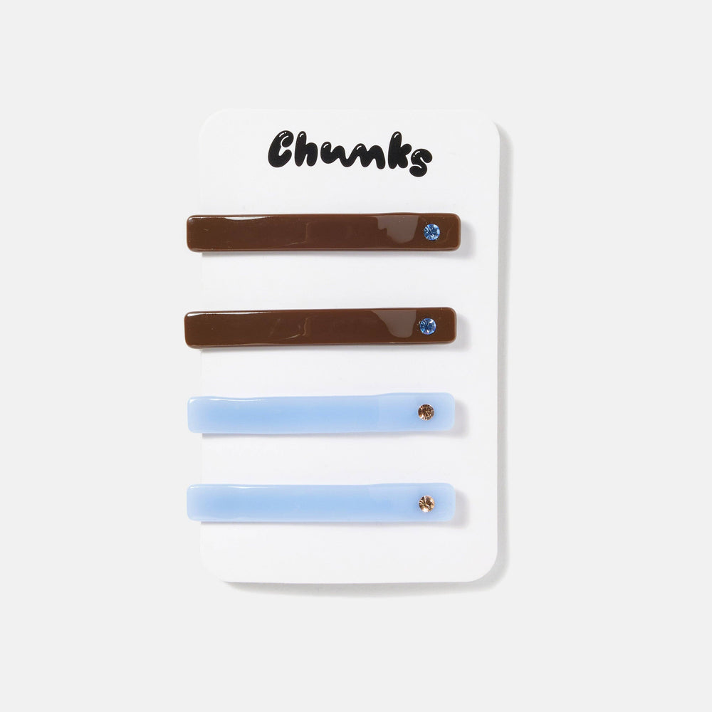 CHUNKS - Slides in Chocolate + Periwinkle