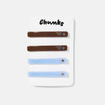 CHUNKS - Slides in Chocolate + Periwinkle