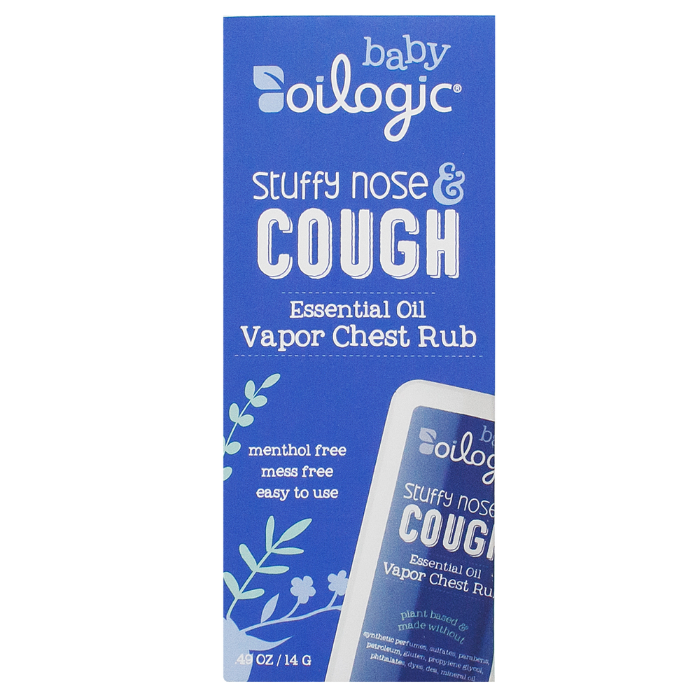 Oilogic Baby & Kid Solutions - Stuffy Nose & Cough Vapor Chest Rub