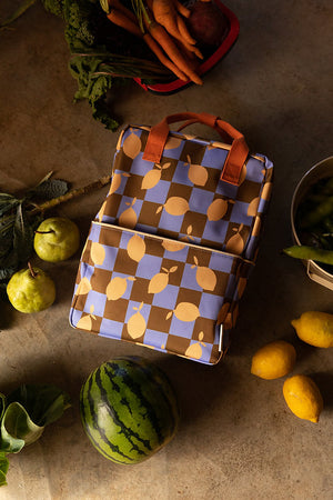 Sticky Lemon - backpack large | farmhouse | checkerboard | special edition lemons