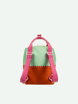 Sticky Lemon - backpack small | better together | colourblocking | towel green