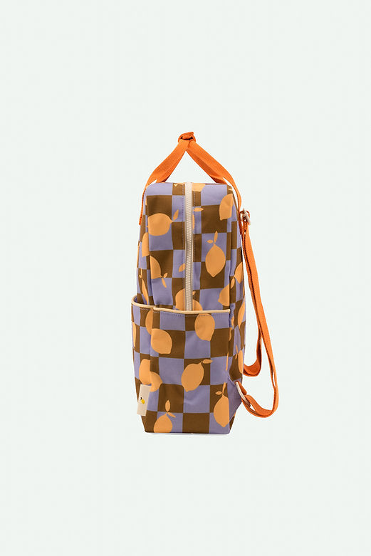 Sticky Lemon - backpack large | farmhouse | checkerboard | special edition lemons