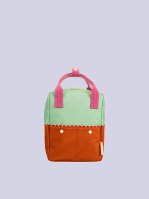Sticky Lemon - backpack small | better together | colourblocking | towel green