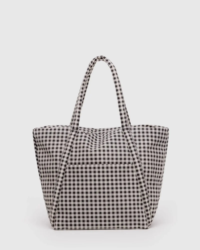 BAGGU - Cloud Bag Black & White Gingham
