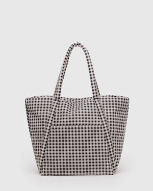 BAGGU - Cloud Bag Black & White Gingham