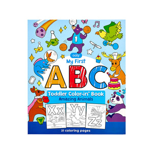 OOLY - Toddler Colouring Book - ABC Amazing Animals