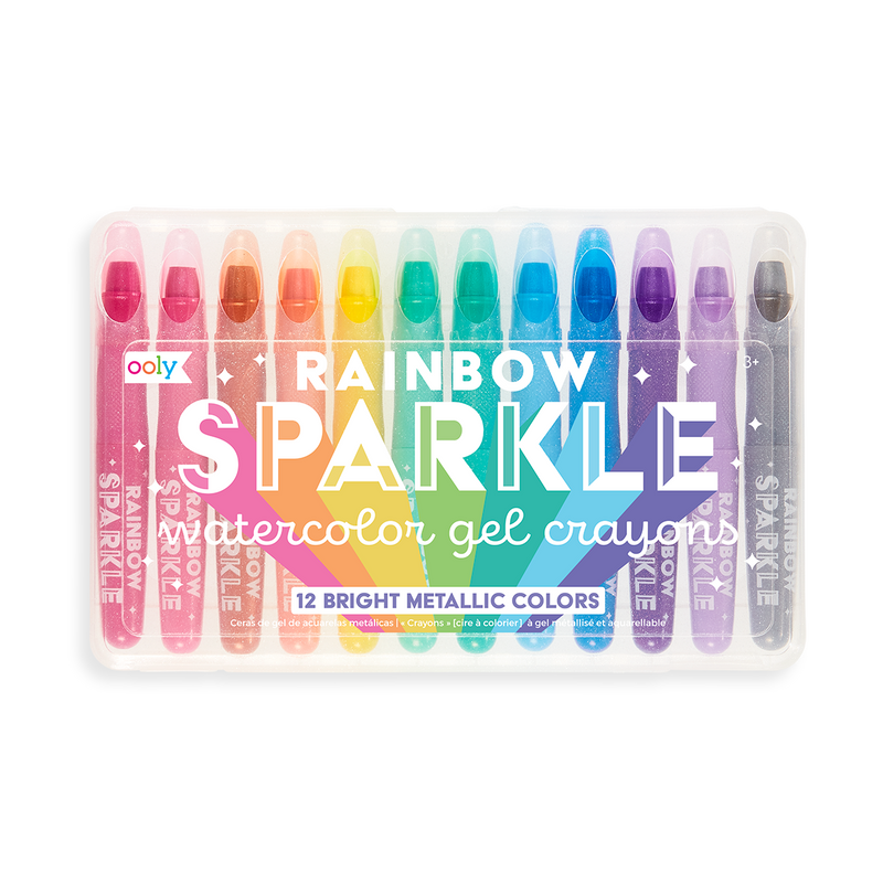 Ooly - rainbow sparkle watercolor gel crayons