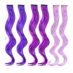 Magic Manes - PURPLE POWER CURLS 6 PACK CLIP-IN HAIR EXTENSIONS