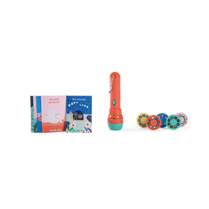 Moulin Roty - Lampe à histoires livre Les jolies comptines Les petites Merveilles