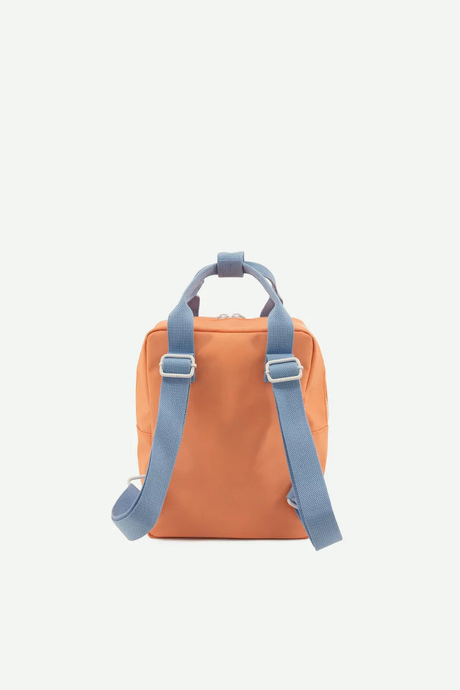Sticky Lemon - backpack small | gingham | cherry red + sunny blue + berry swirl