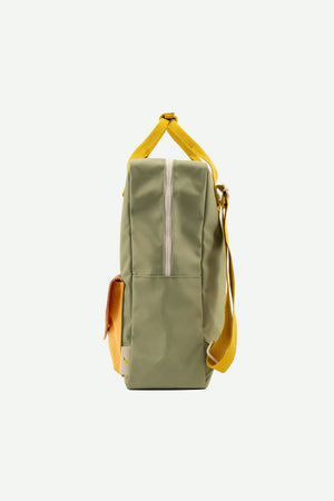 STICKY LEMON - backpack large | envelope collection | map green