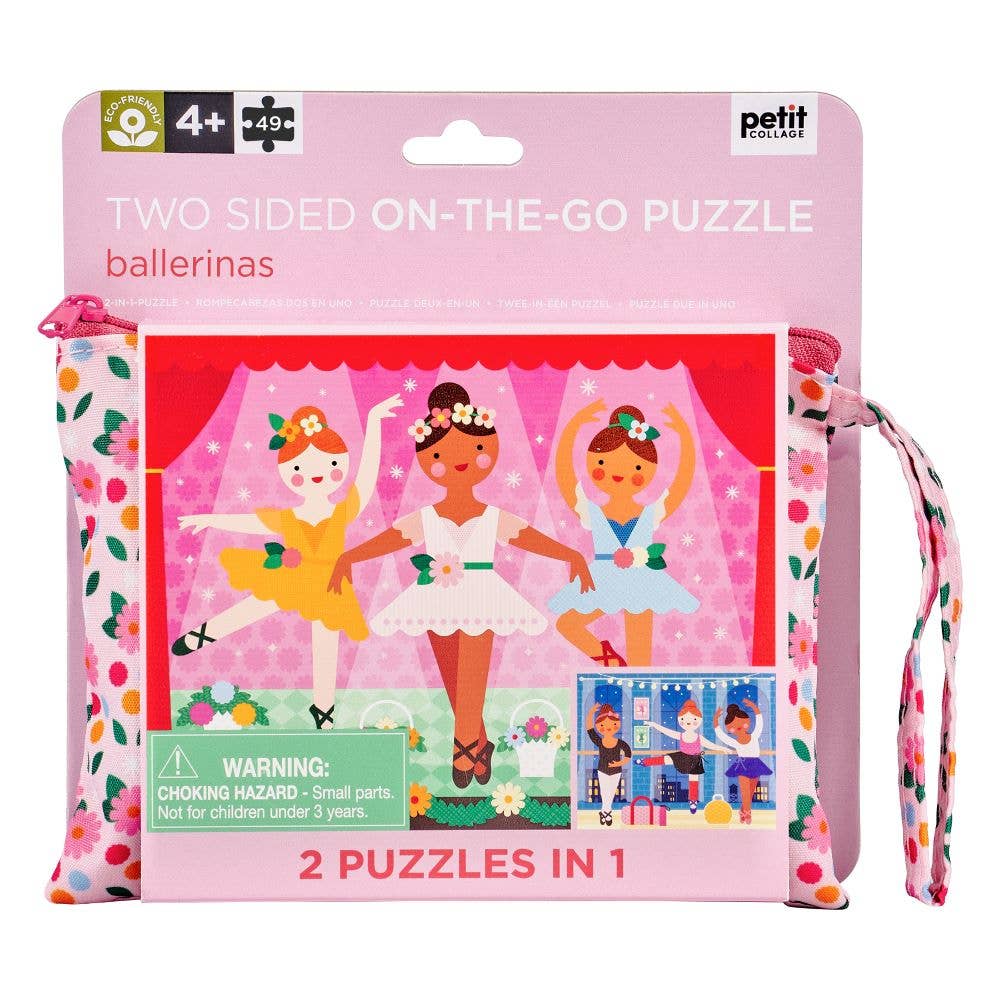 2 Sided On-The-Go Puzzle Ballerina