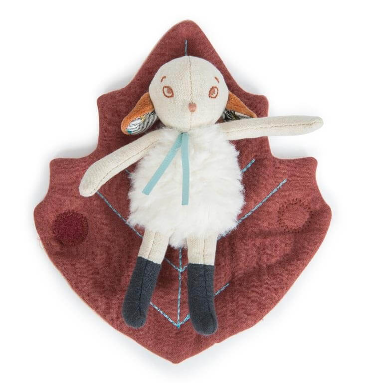 Moulin Roty - Apres La Pluie Sheep in a Leaf