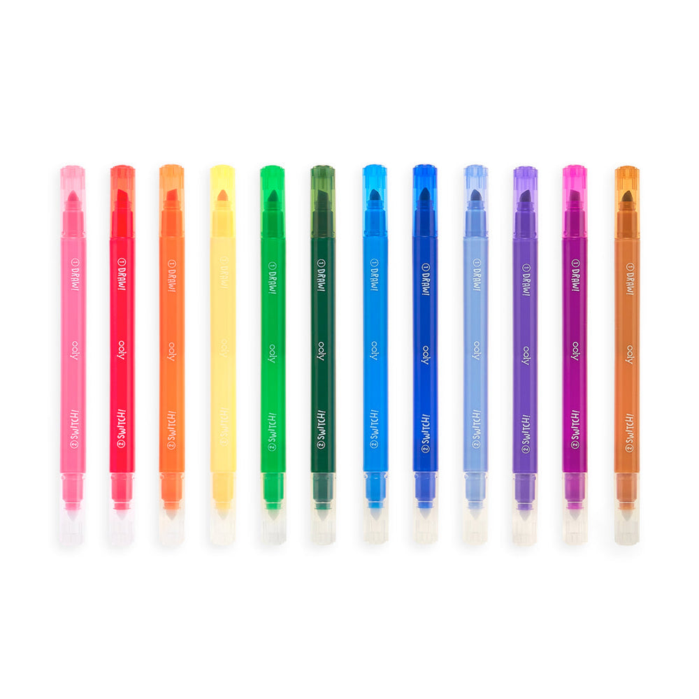 OOLY - Switcheroo Color Changing Markers - Set of 12